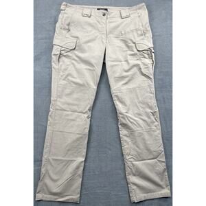 511 Tactical Pants Women's Sz 18 Khaki Beige Rip Stop Cargo Utility 40x32